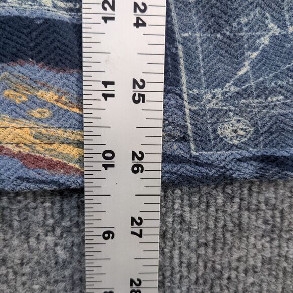 Munsingwear Men's Boat Print Polo Shirt Blue Large Compass Nautical 100% Cotton - Picture 11 of 12